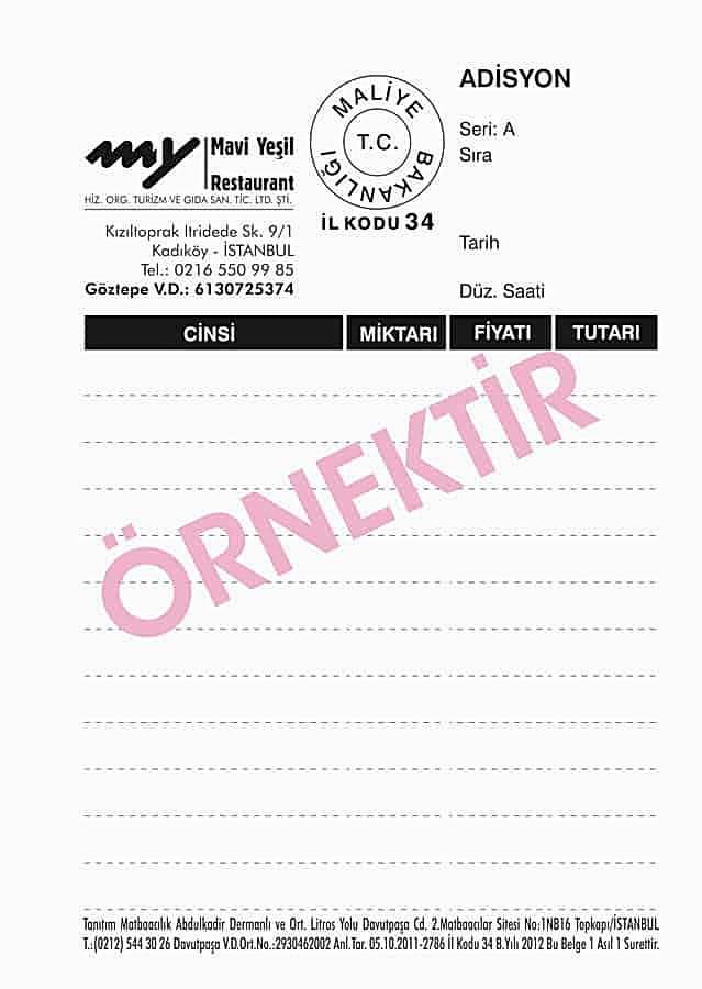 adisyon3 - Adisyon Basımı