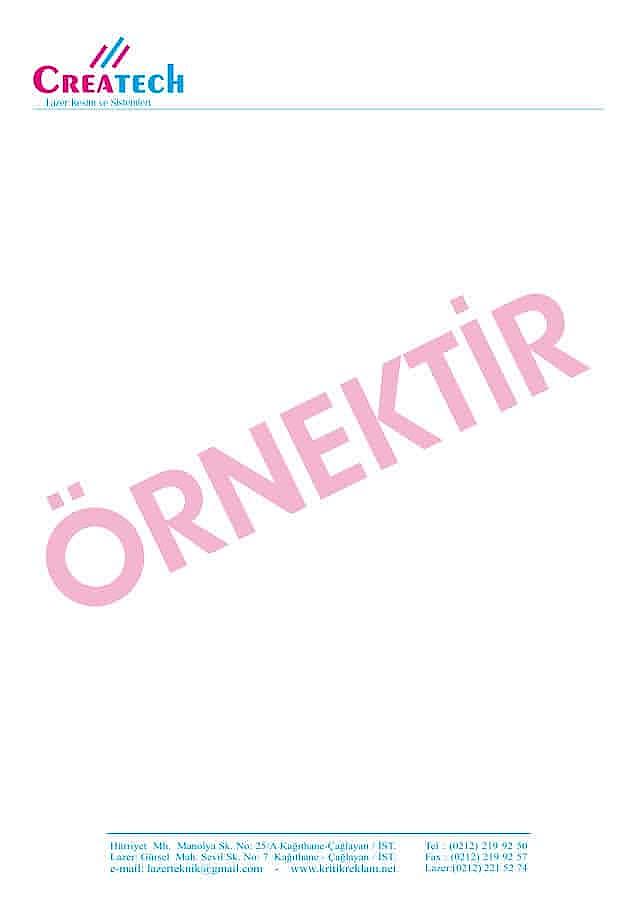 antetli kagit 4 - Antetli Kağıt