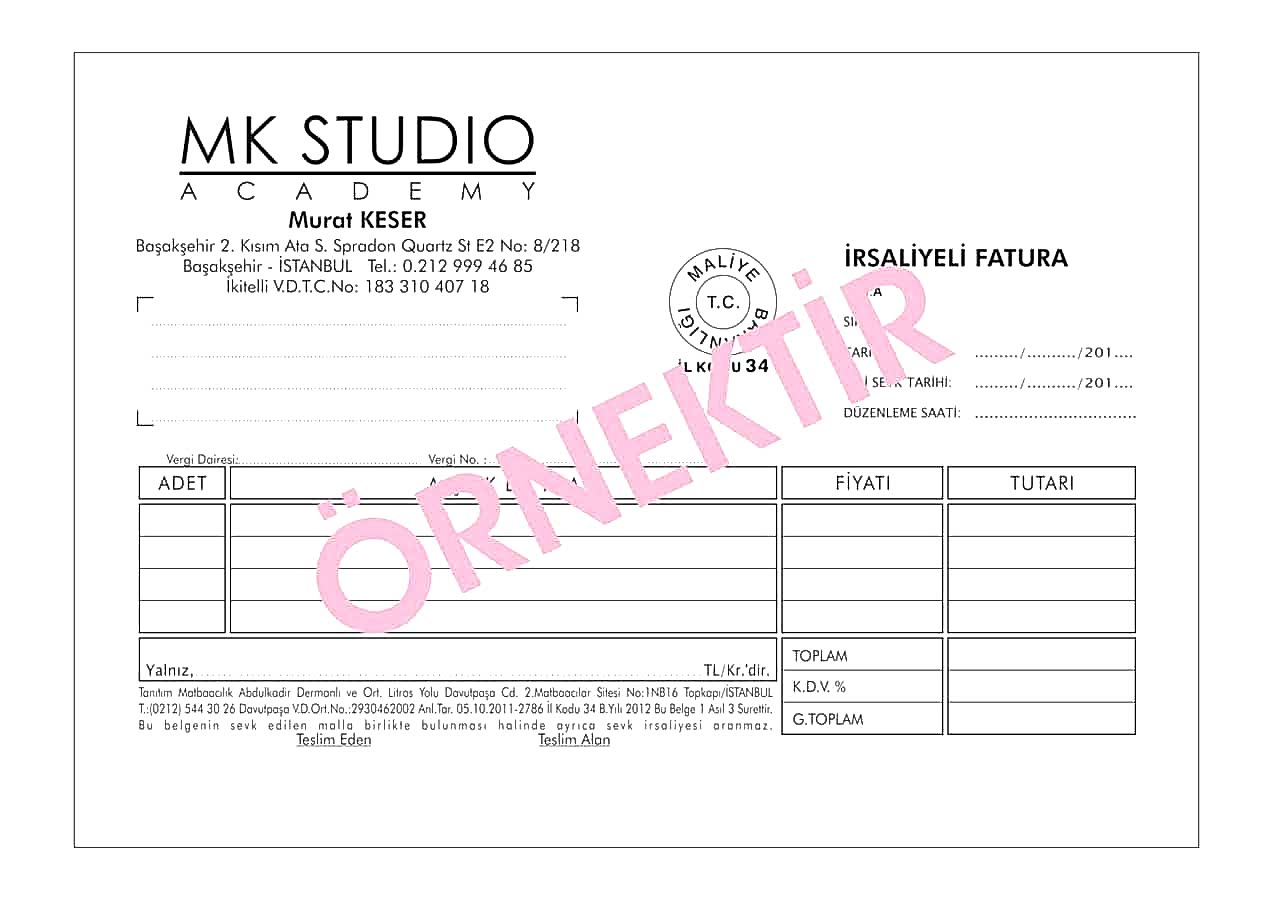 irsaliyeli fatura 10 - İrsaliyeli Fatura