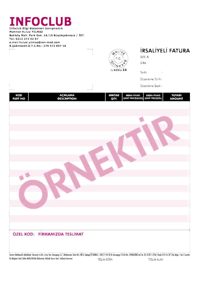 irsaliyeli fatura 4 - İrsaliyeli Fatura