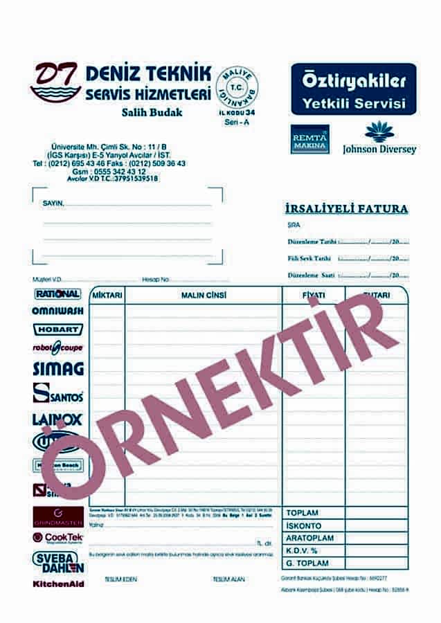 irsaliyeli fatura 7 - İrsaliyeli Fatura