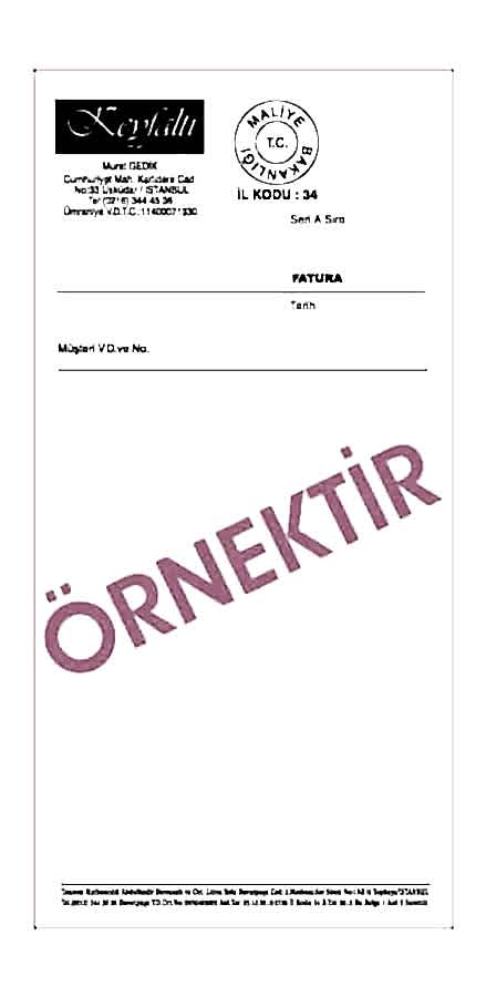 slip fatura basimi4 - Slip Fatura Basımı