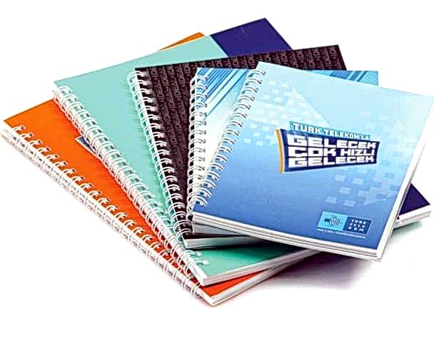 yandan spiralli bloknot - Bloknot