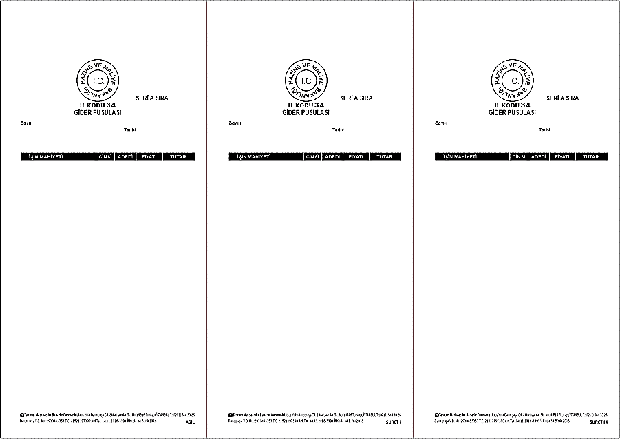 Gider Pusulası 3lü Format - Gider Pusulası