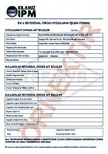 Klavuz IPM Biyosidal Ürün Uygulama Formu 211x300 - İlaçlama ve Dezenfekte Formları