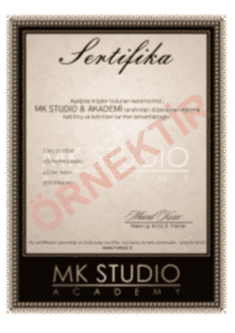 MK STUDIO ACADEMY SERTİFİKA 212x300 - MK STUDIO ACADEMY SERTİFİKA