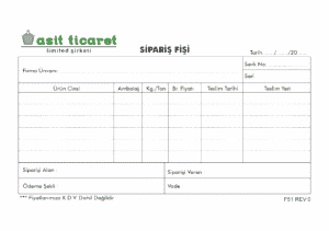 Asit Ticaret Sipariş Fişi 300x211 - Asit Ticaret Sipariş Fişi