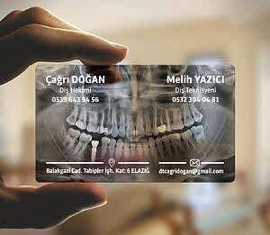 Diş Hekimi Şeffaf Kartvizit 300x261 - Diş Hekimi Şeffaf Kartvizit