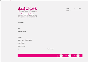 içek sipariş fişi 1 300x212 - çiçek sipariş fişi